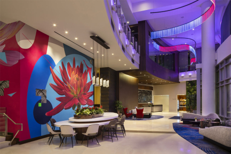 Lobby mural